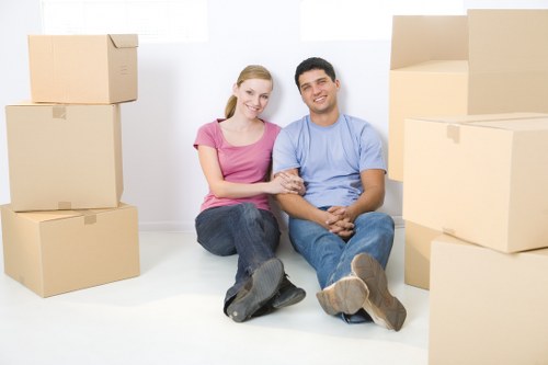 Careful handling of office equipment during a business move