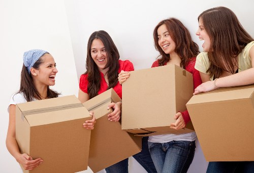 Furniture moving and access considerations in a Surbiton street
