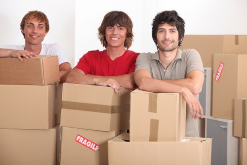 Local man and van team supporting a small business move in Surbiton