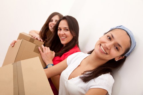 Booking a moving van for house or office transport in Surbiton