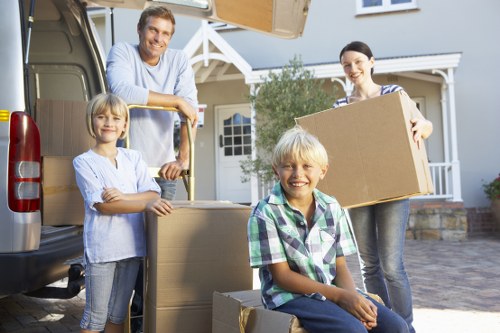 Careful handling of boxes and furniture during a Surbiton relocation